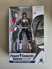 Power Rangers Lightning Collection Mighty Morphin Black Ranger NEW CASE FRESH