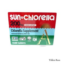 Sun Chlorella A Tablets Economy Pack 1500 Tablets   New Sealed