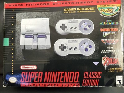Authentic  Nintendo Super Nintedo Classic Edition 30 games included   