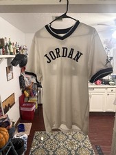 Nike Jordan Air Jersey Shirt #23 L Retro Embroidered Michael Mesh Top Jumpman
