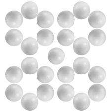 25Pcs Blank Foams Balls DIY Foams Balls Decorative DIY Ornaments DIY Crafts