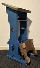 Antique Red Oak  Prie Dieu Prayer Kneeler Lecturn Top in Arts and Crafts Style 