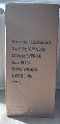 EyeVac Professional EVPRO-B Touchless Automatic Bagless Canister Vacuum Black
