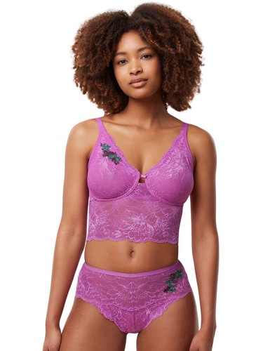Triumph Amourette Charm Bustier Underwired Ladies Longline Bra 10214454 - Picture 4 of 18