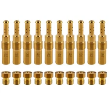 10 pcs Carburetor Main Jet with 10 pcs Slow & Pilot Jet for PWK Keihin OKO CV...
