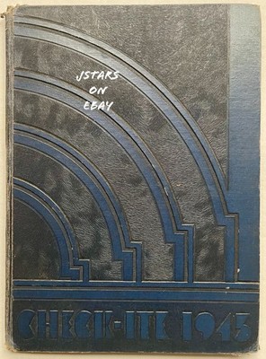 1945 CHECK HIGH SCHOOL YEARBOOK, THE CHECKITE, CHECK, VA, FLOYD COUNTY