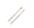 L. ERICKSON classic Set Crystal and Gold Metal Pins With Square & Round Crystals — photo 1