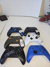 Lot of 6 Microsoft Xbox One Controllers Parts Only 3 Dont Have Back Covers As Is
