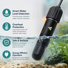 USB Mini Aquarium Heater 10W Submersible Fish Tank Constant Heating Control Rod