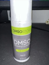 DMSO 3 Oz. Roll-On Non-Diluted 99.995% Low Odor Pharma Grade Liquid Deoderont
