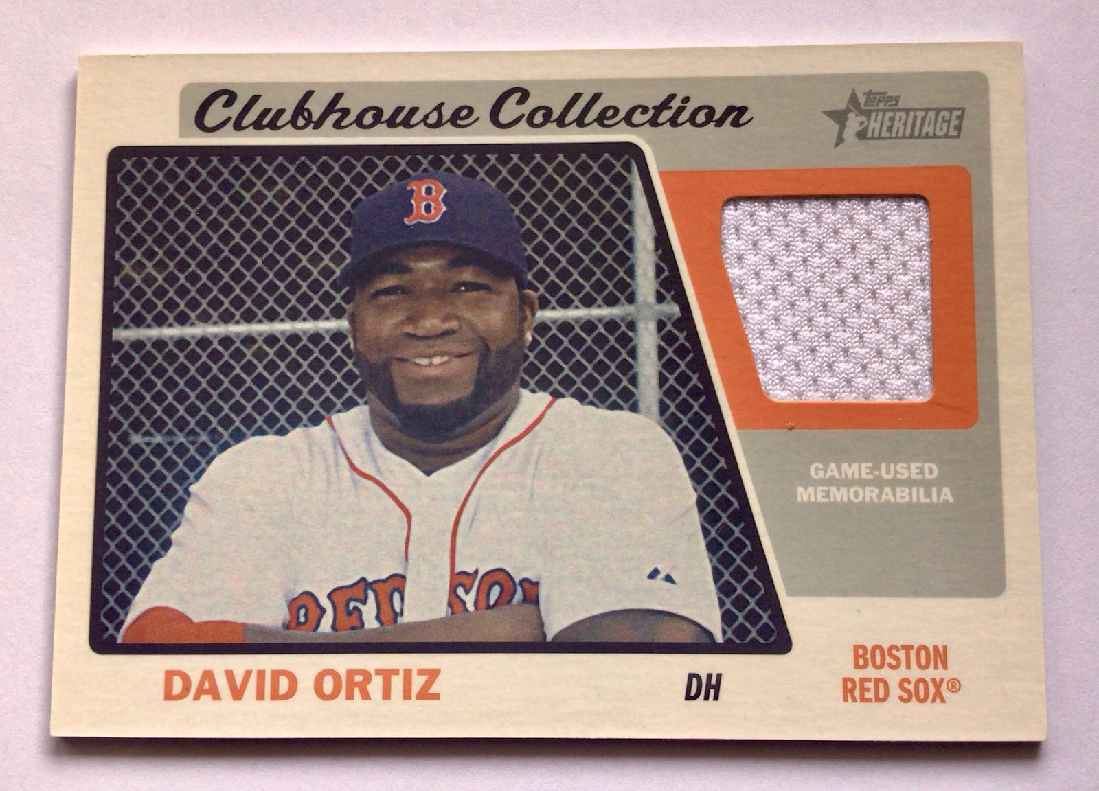 2015 Topps Heritage Clubhouse Collection David Ortiz # CCR-DO