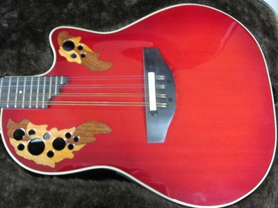 Ovation Acoustic/Electric Mandolin Model MM68 with hard case | eBay