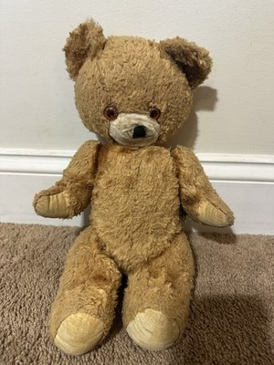 Vintage Knickerbocker Joy Of A Toy Old Fashion Jointed Teddy Bear Aged