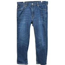 Levi’s 505 Men’s Regular Fit Jeans Blue W38 L30 Straight Leg Denim