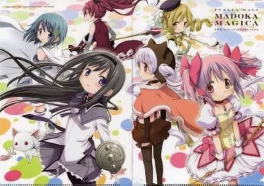 Madoka Kaname & Mami Tomoe & Nagisa Momoe A5 Clear Files Set Full Color