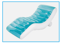 Intex Splash Lounge Aufblasbarer Poolsessel Luftmatratze 191X99Cm Blau Neu