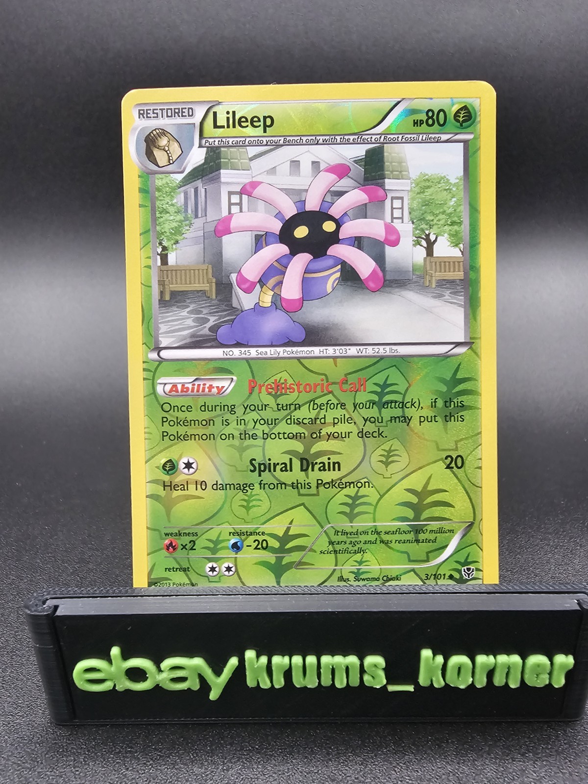 Lileep 3/101 Plasma Blast Reverse Holo - NM