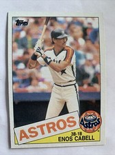 1985 Topps Baseball Card #786 Enos Cabell Houston Astros NmMt Free Shipping!