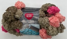 Red Heart Pomp-a Doodle Yarn "Pink Sand" 1 Skein 1435