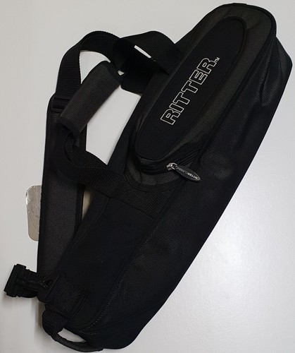 Ritter Flute Soft Gig Carry Bag for Flute Case Black + 20mm Deluxe Padding -M