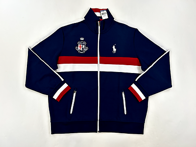 Polo Ralph Lauren Long Sleeve Full Zip England Track Jacket Polo Ralph Lauren Long Sleeve Full Zip England Track Jacket