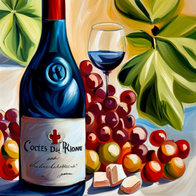 La Vieille Ferme ROUGE Côtes du Rhône Villages Famille Perrin 6 Flaschen