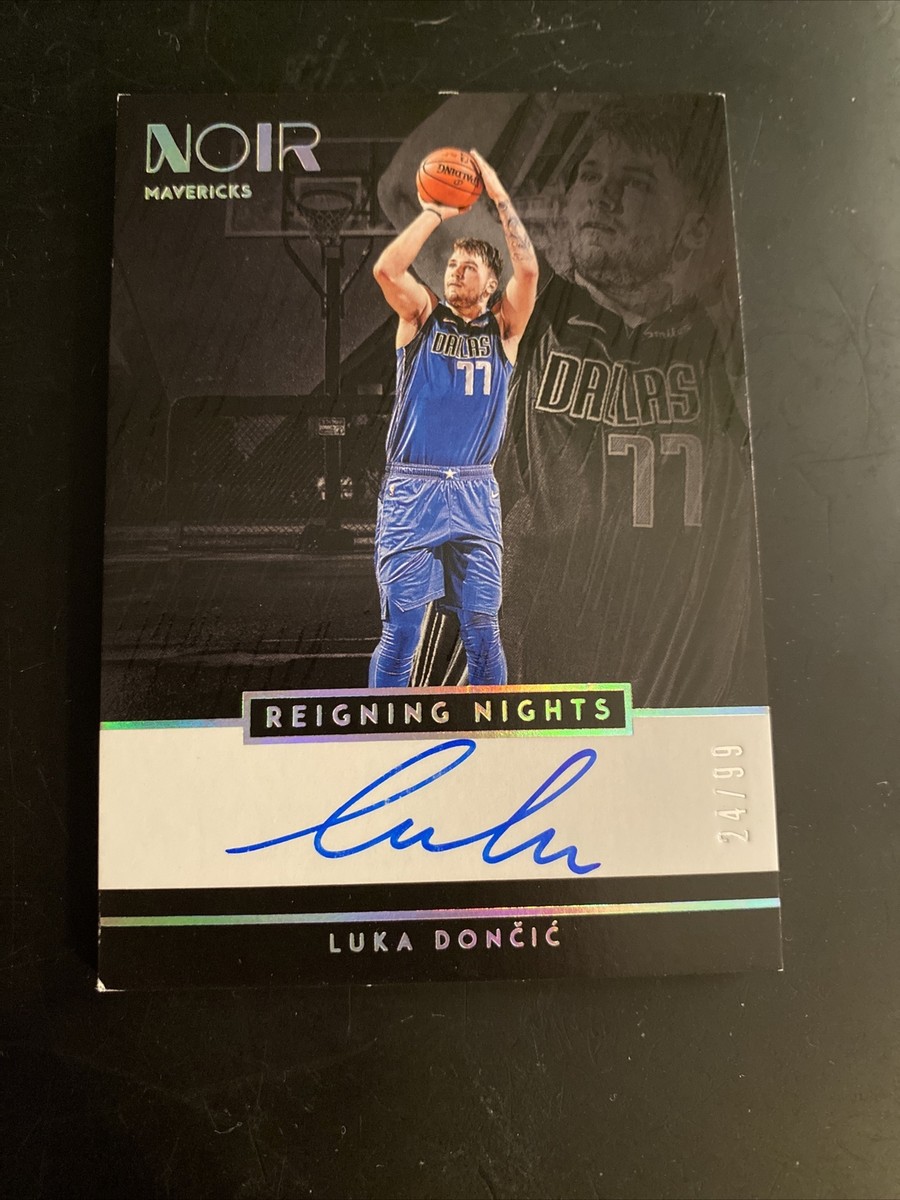 Luka Doncic NOIR 世界に25枚限定！ RC ルーキーカード 2018-19 Panini Noir LUKA DONCIC #5/25 Vintage Art Silver