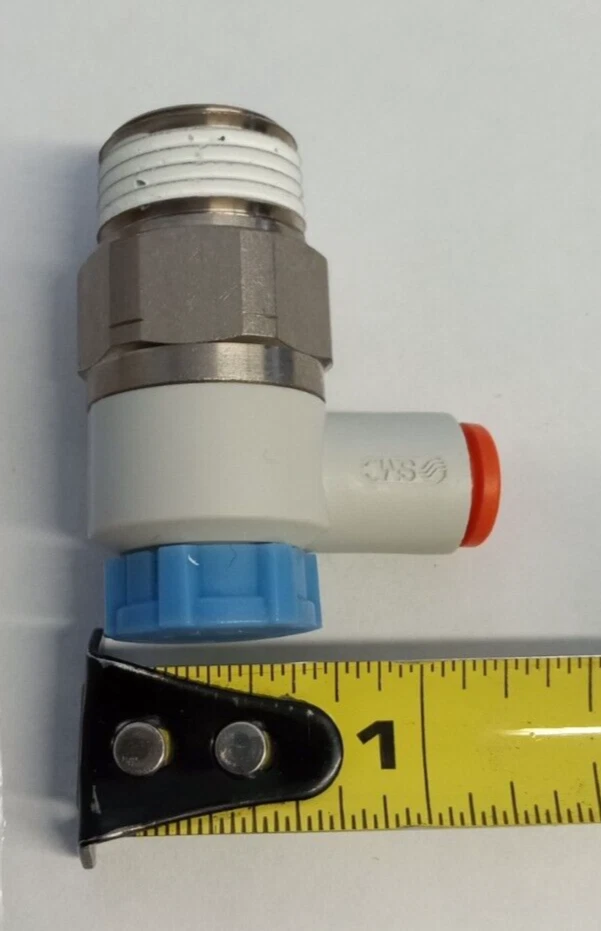 SMC AS3211F-N03-07SA 1/4"x3/8"NPT push-to-connect speed controller **5-pack** - Image 2 of 4