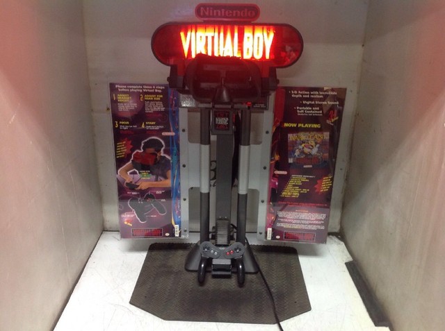 Nintendo Virtual Boy Store Display (Counter Version) RARE Lights Up. 