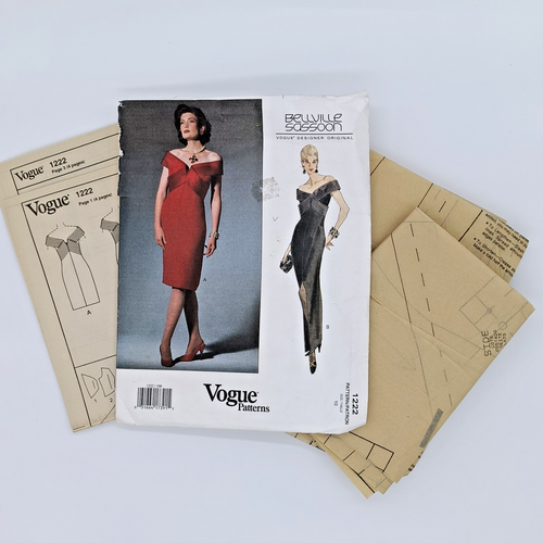 Bellville Sassoon Vogue Evening Gown Sewing Patterns Size 10 12 Bundle - Bild 11 von 16