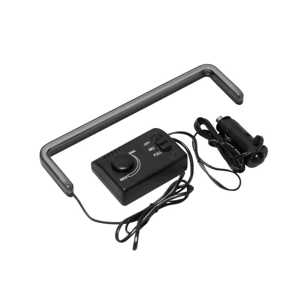 LED Radio Marco Luz Neon Azul Iluminación Interior 12V 18x5,3cm Ambiente - Imagen 2 de 4