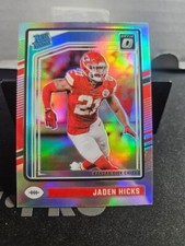 2024 Panini Donruss Optic Jaden Hicks RC Rated Rookie Silver Holo Prizm #237