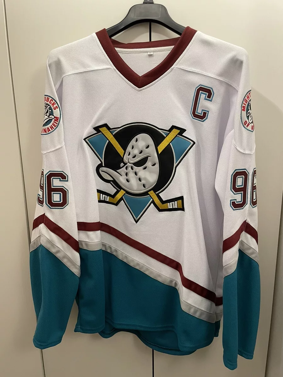 Charlie Conway #96 Mighty Ducks Movie Ice Hockey Jerseys Stitch