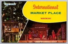 INTERNATIONAL MARKET PLACE Waikiki Tiki Treehouse Hawaii postcard D9