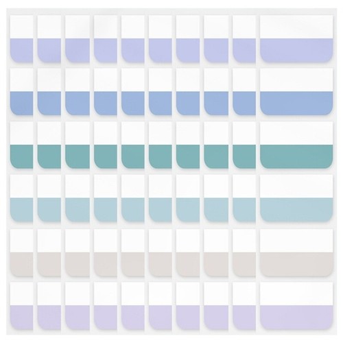 Repositionable Index Tabs Book Tabs Flags Adhesive Page Markers in 3 Size - Picture 12 of 15