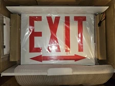  Exit Sign  Sure-Lites ECHX2RTDA