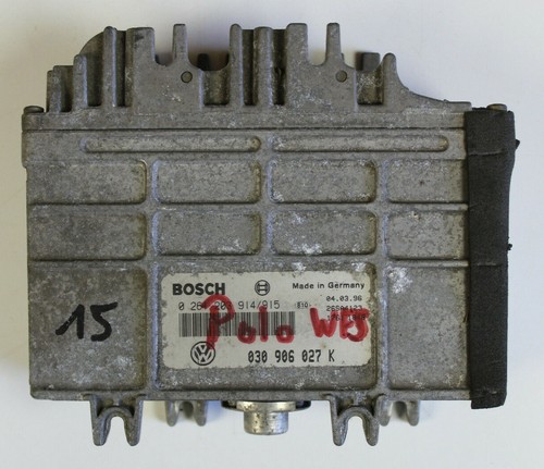 MOTORSTEUERGERÄT + VW Polo 6N 1,4 60PS + Motor Steuergerät + 030906027K