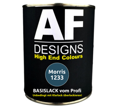 1L Autolack für Morris 1233 Ionian Blue Perl Spritzfertig