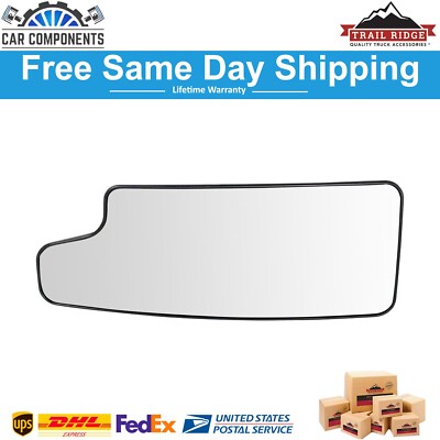 Trail Ridge Passenger Side Lower Towing Mirror Glass – Compatible With 2020-2021 Silverado & Sierra 1500/2500/3500