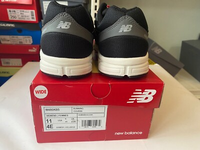 New Balance 480 Women's Running Shoes Sports 4E Black [US:11