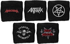 Image of OFFICIAL LOGO SWEATBAND - AIRBOURNE anthrax AVENGED SEVENFOLD A7X dark funeral