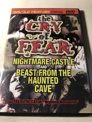 The Cry Of Fear:  Nightmare Castle/Beast from the Haunted Cave (2007) DVD Horror