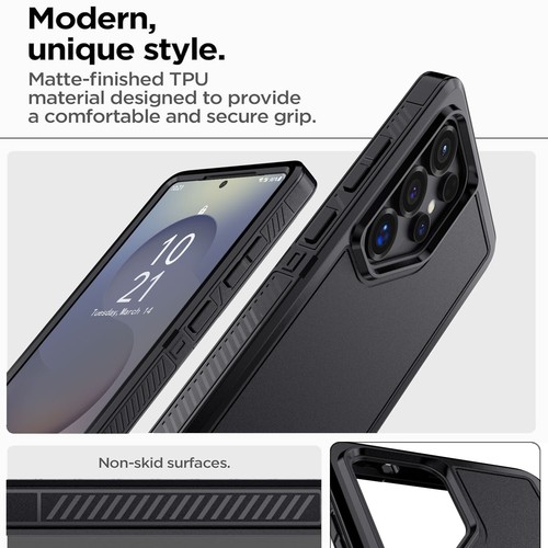 For Samsung S25/+/S25 Ultra 5G Rugged Phone Case Cover / Privacy Tempered Glass - Picture 20 of 38