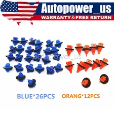 38pcs Fender Flare Retainer Clip Fit For Toyota Tacoma 4Runner RAV4 Highlander