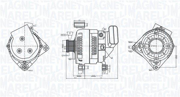 MAGNETI MARELLI 063377578010 Alternator for BMW