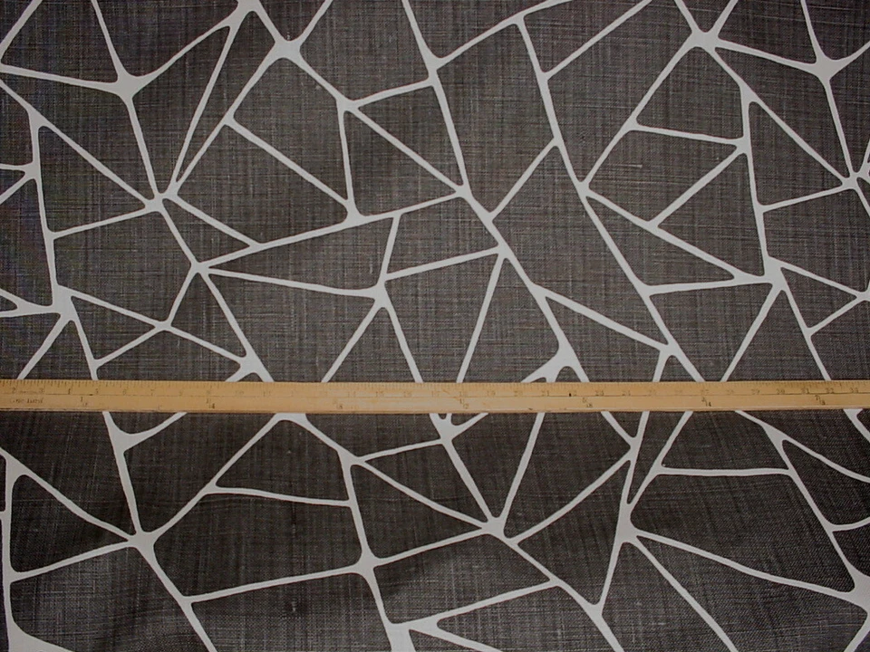 Kravet Couture To The Point Mink Turtle Shell Printed Linen Upholstery Fabric - Image 2 of 4