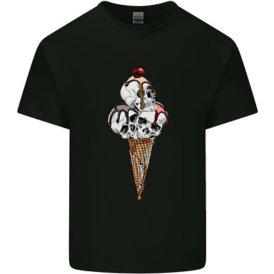 Ice Cream Skull Kinder T-Shirt Kinder
