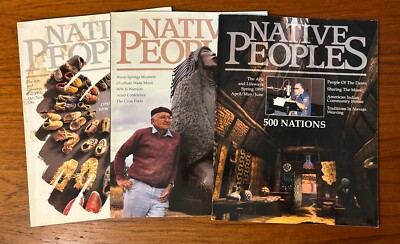 Lot of 3 Native Peoples Magazines