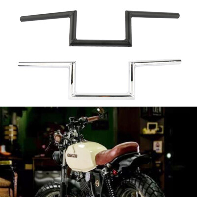 Motorrad Handlebar 7/8''22mm Z-Bar Lenker Drag für Harley Suzuki Custom Chopper