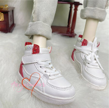 1/4 1/3 UncleSSDF BJD Shoes Doll Sports Board Shoes Sneakers Red/Gray